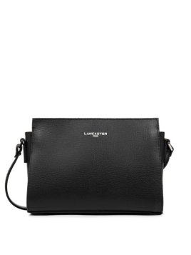 Lancaster 438-007 - CUIR DE VACHETTE - NOI sac bandoulière trotteur sierra Sac business