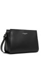 Lancaster 438-007 - CUIR DE VACHETTE - NOI sac bandoulière trotteur sierra sacs-a-mains