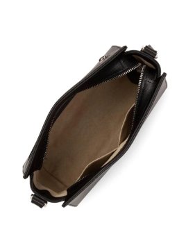 Lancaster 438-007 - CUIR DE VACHETTE - NOI sac bandoulière trotteur sierra Sac business