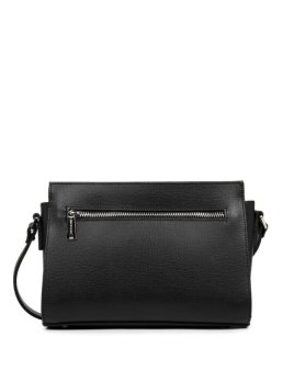 Lancaster 438-007 - CUIR DE VACHETTE - NOI sac bandoulière trotteur sierra Sac business