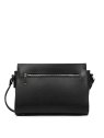Lancaster 438-007 - CUIR DE VACHETTE - NOI sac bandoulière trotteur sierra sacs-a-mains