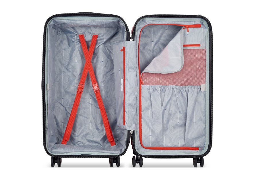 Delsey 2878828 - POLYCARBONATE - ROUGE  delsey-shadow-valise malle 80cm Valises