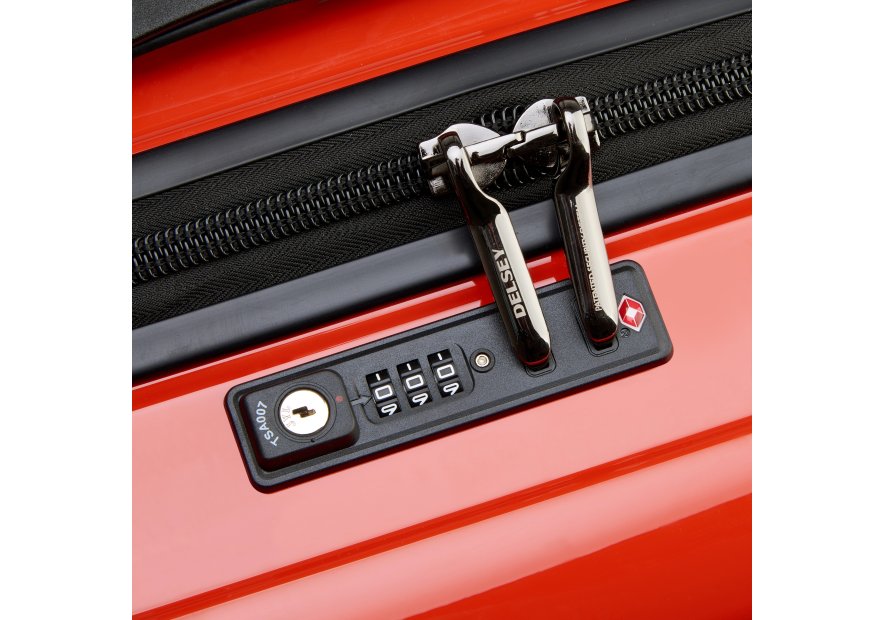 Delsey 2878828 - POLYCARBONATE - ROUGE  delsey-shadow-valise malle 80cm Valises