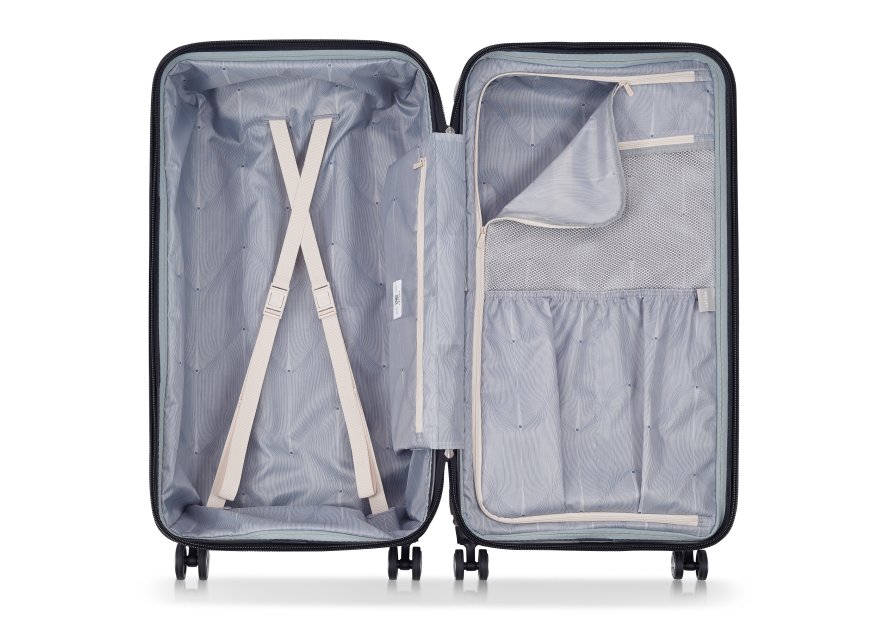 Delsey 2878828 - POLYCARBONATE - IVOIRE delsey-shadow-valise malle 80cm Valises