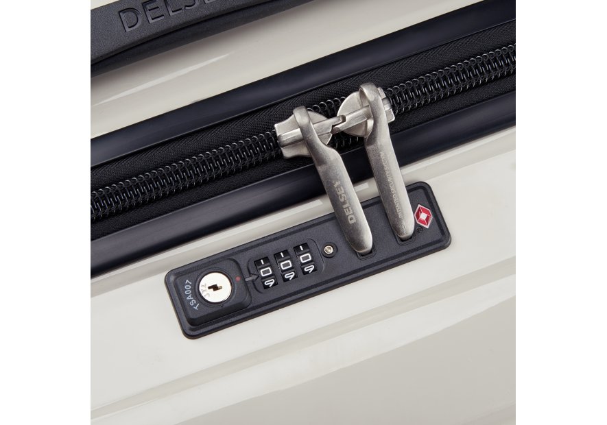 Delsey 2878828 - POLYCARBONATE - IVOIRE delsey-shadow-valise malle 80cm Valises