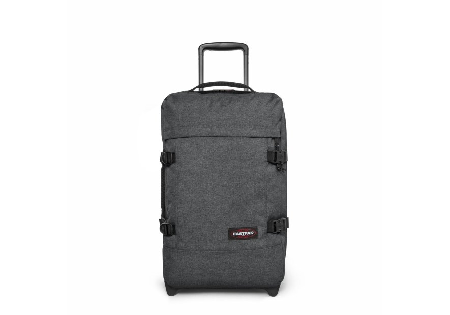 Eastpak K96L - POLYESTER - BLACK DENIM - sac de voyage roulettes strapvers s Sac de voyage à roulettes