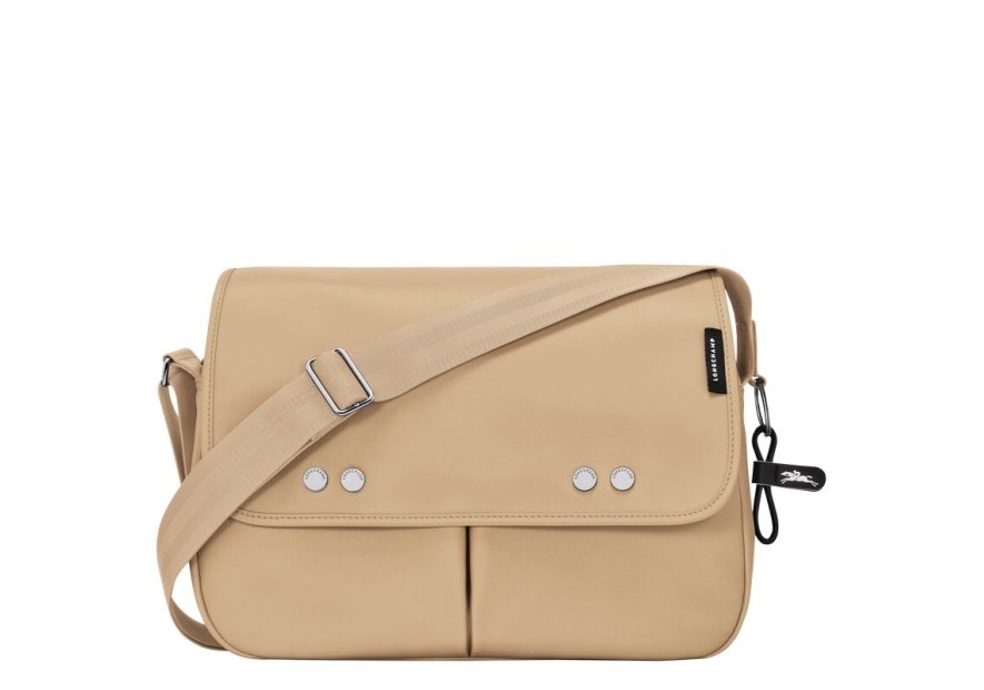 Longchamp 10249/HEK - CUIR DE VEAU - BEIGE sac bandoulière m très paris Sac business