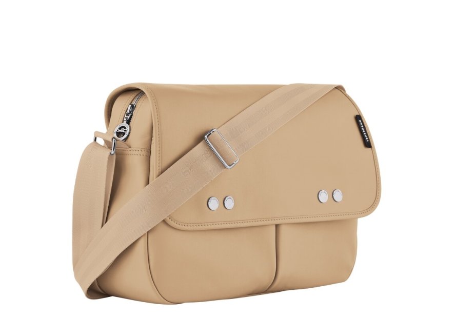 Longchamp 10249/HEK - CUIR DE VEAU - BEIGE sac bandoulière m très paris Sac business