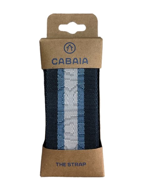 Cabaïa SHOULDER STRAP - POLYESTER - BLE sangle banane bandouliere