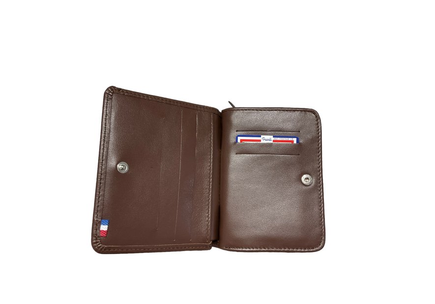 Frandi 273/23 RFID - VEAU - CHOCOLAT frandi - veau - porte monnaie porte billets Portefeuilles