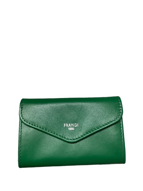 Frandi 295/23 RFID - VEAU - VERT FÔRET frandi - veau -porte monnaie rabat long porte-monnaie-femme
