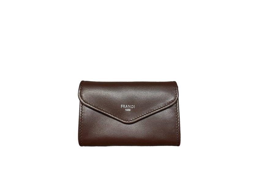 Frandi 295/23 RFID - VEAU - CHOCOLAT frandi - veau -porte monnaie rabat long Porte-monnaie
