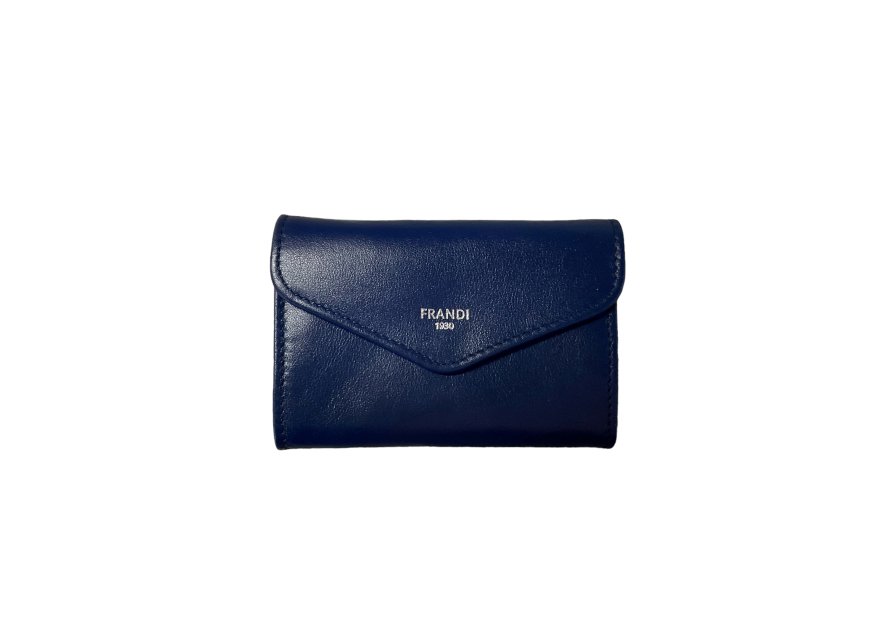 Frandi 295/23 RFID - VEAU - BLEU ZAFFIR frandi - veau -porte monnaie rabat long Porte-monnaie