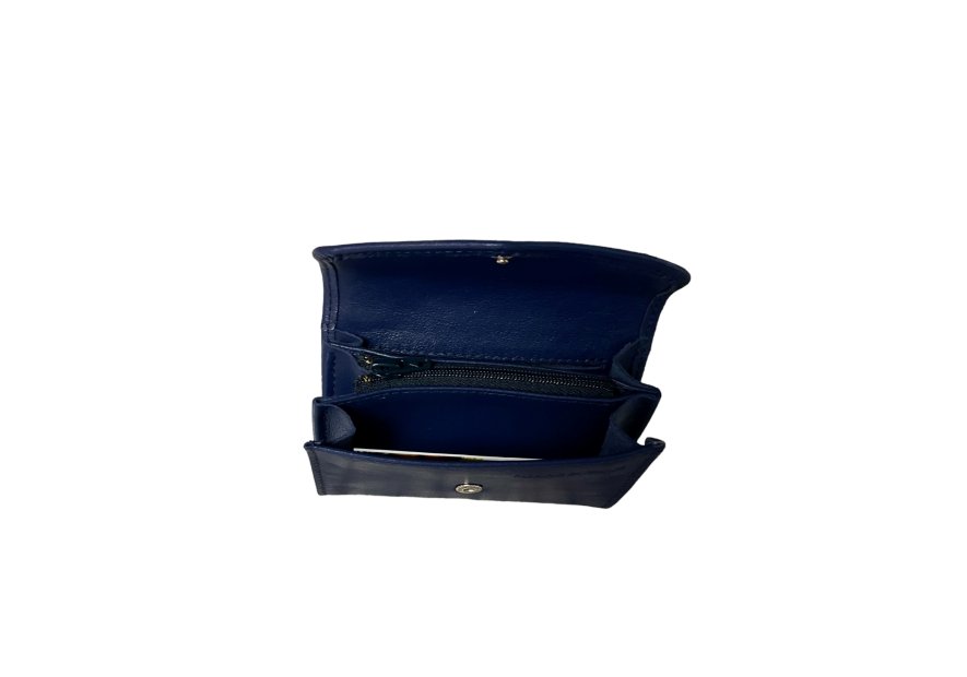 Frandi 295/23 RFID - VEAU - BLEU ZAFFIR frandi - veau -porte monnaie rabat long Porte-monnaie