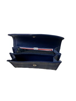 Frandi 295/23 RFID - VEAU - BLEU ZAFFIR frandi - veau -porte monnaie rabat long Porte-monnaie