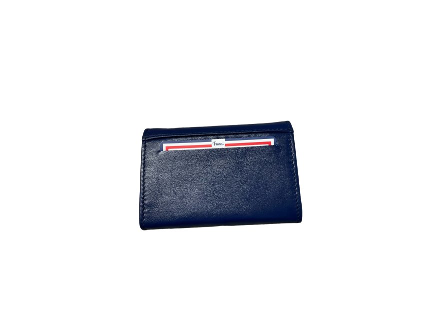 Frandi 295/23 RFID - VEAU - BLEU ZAFFIR frandi - veau -porte monnaie rabat long Porte-monnaie