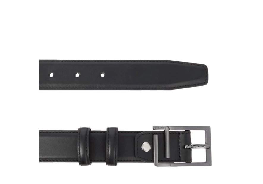 Lancel A12928 - CUIR DE VACHETTE - NOIR lancel-initials-ceinture homme Ceinture homme