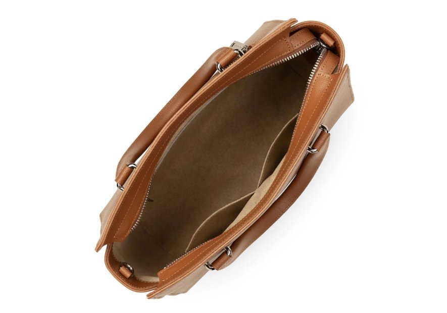 Lancaster 438-008 - CUIR DE VACHETTE - CAM sac porté main sierra Sac business
