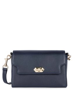 Lancaster 547-58 - CUIR DE VACHETTE - BLEU foulonné milano-sac rabat s Sac business
