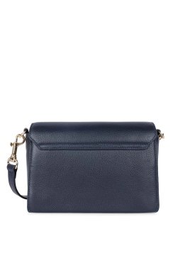 Lancaster 547-58 - CUIR DE VACHETTE - BLEU foulonné milano-sac rabat s Sac business