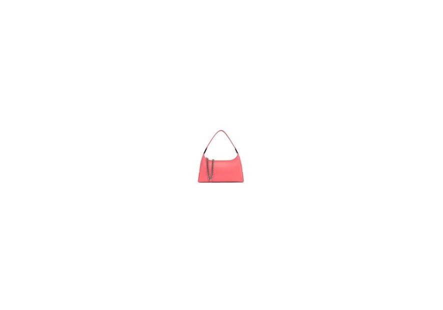 Lancaster 433-30 - CUIR DE VACHETTE - ROSE sac porté épaule suave s taille s Sac porté travers