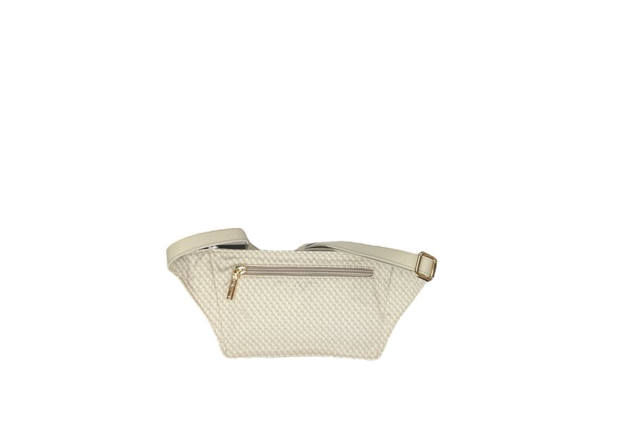 vison'a 18289 - TOILE ET CUIR - GREIGE visona'- plinio- banane Maroquinerie