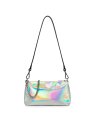 Lancaster 433-40 - POLYURÉTHANE - ARGENT lancaster- glass irio - besace baguette sacs-a-mains