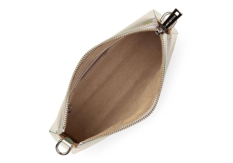 Lancaster 433-40 - POLYURÉTHANE - ARGENT lancaster- glass irio - besace baguette Sac business