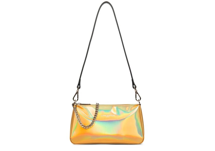 Lancaster 433-40 - POLYURÉTHANE - OR lancaster- glass irio - besace baguette Sac business