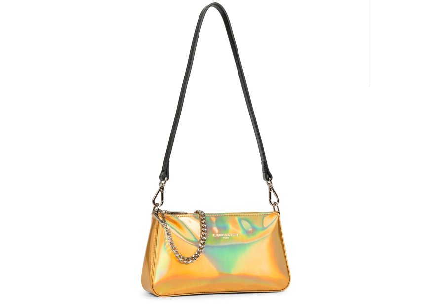 Lancaster 433-40 - POLYURÉTHANE - OR lancaster- glass irio - besace baguette Sac business