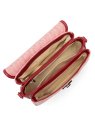 Lancaster 531-025 - TOILE/CUIR - ROUGE lancaster - canvas fia - sac rabat m sacs-a-mains