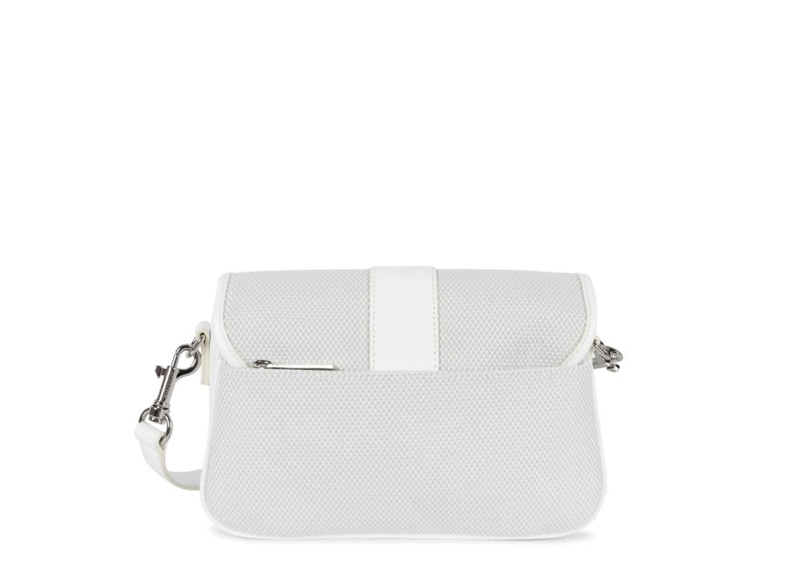 Lancaster 531-025 - TOILE/CUIR - BLANC lancaster - canvas fia - sac rabat m Sac business