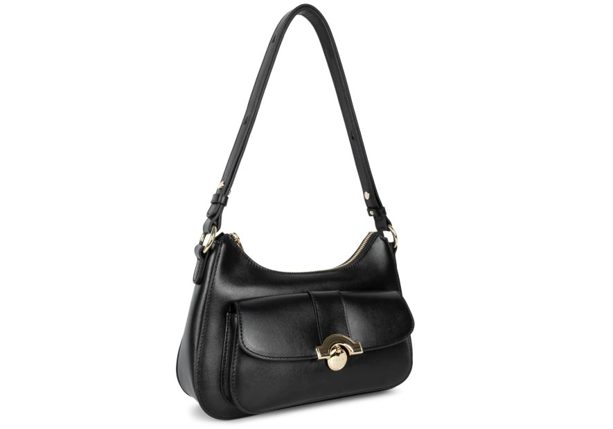 Lancaster 531-007 - CUIR DE VACHETTE - NOI lancaster - paris medaille - besace m Sac business