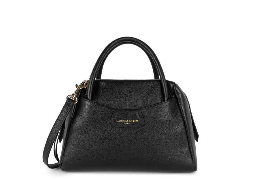 Lancaster 529-82 - CUIR DE VACHETTE - NOIR dune porté main s Sac porté main
