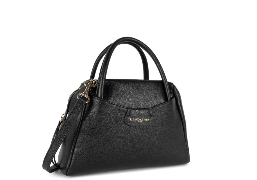 Lancaster 529-82 - CUIR DE VACHETTE - NOIR dune porté main s Sac porté main