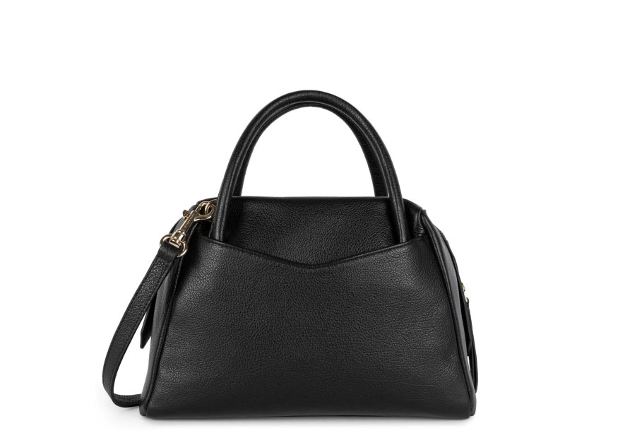 Lancaster 529-82 - CUIR DE VACHETTE - NOIR dune porté main s Sac porté main
