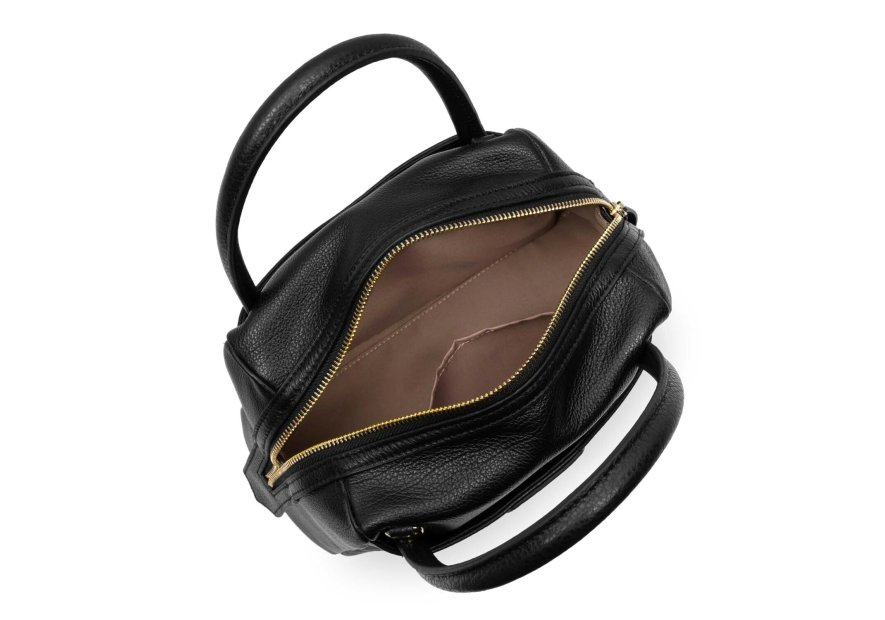 Lancaster 529-82 - CUIR DE VACHETTE - NOIR dune porté main s Sac porté main
