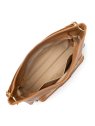 Lancaster 529-86 - CUIR DE VACHETTE - CAME dune - sac besace carré sacs-a-mains