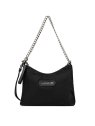 Lancaster 510-67 - NYLON/POLYAMIDE - NOIR lancaster- basic prénium - sac hobo mini sacs-a-mains