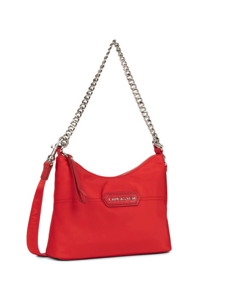 Lancaster 510-67 - NYLON/POLYAMIDE - ROUGE lancaster- basic prénium - sac hobo mini Sac business