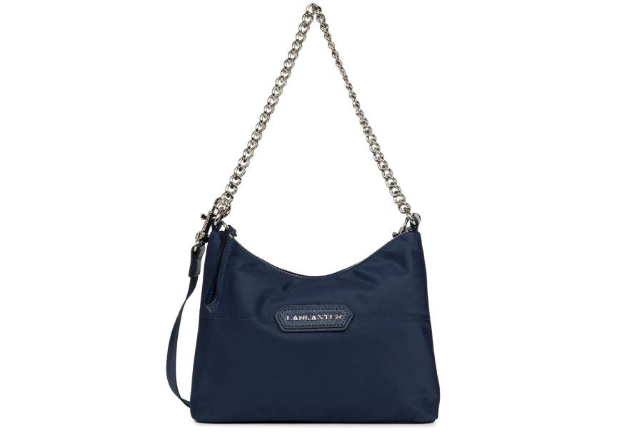 Lancaster 510-67 - NYLON/POLYAMIDE - BLEU  lancaster- basic prénium - sac hobo mini Sac business