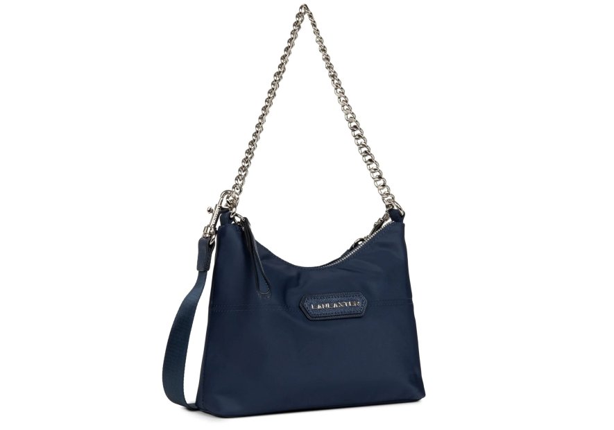 Lancaster 510-67 - NYLON/POLYAMIDE - BLEU  lancaster- basic prénium - sac hobo mini Sac business