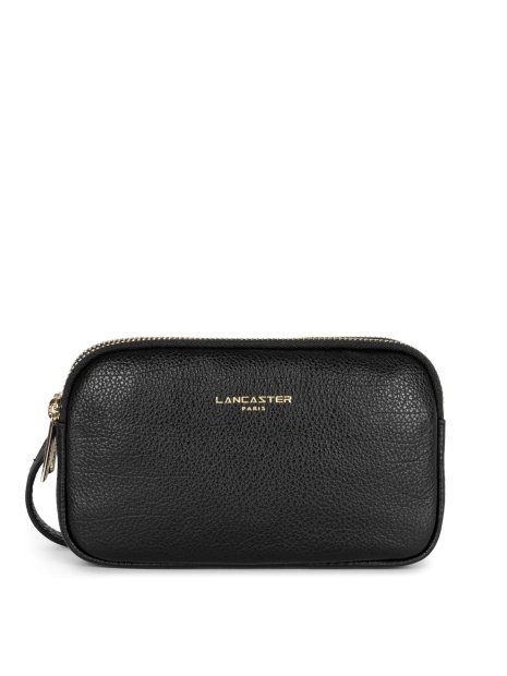 Lancaster 129-30 - CUIR DE VACHETTE - NOIR mini sac ceinture dune lancaster sacs-a-mains