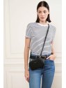 Lancaster 129-30 - CUIR DE VACHETTE - NOIR mini sac ceinture dune lancaster sacs-a-mains