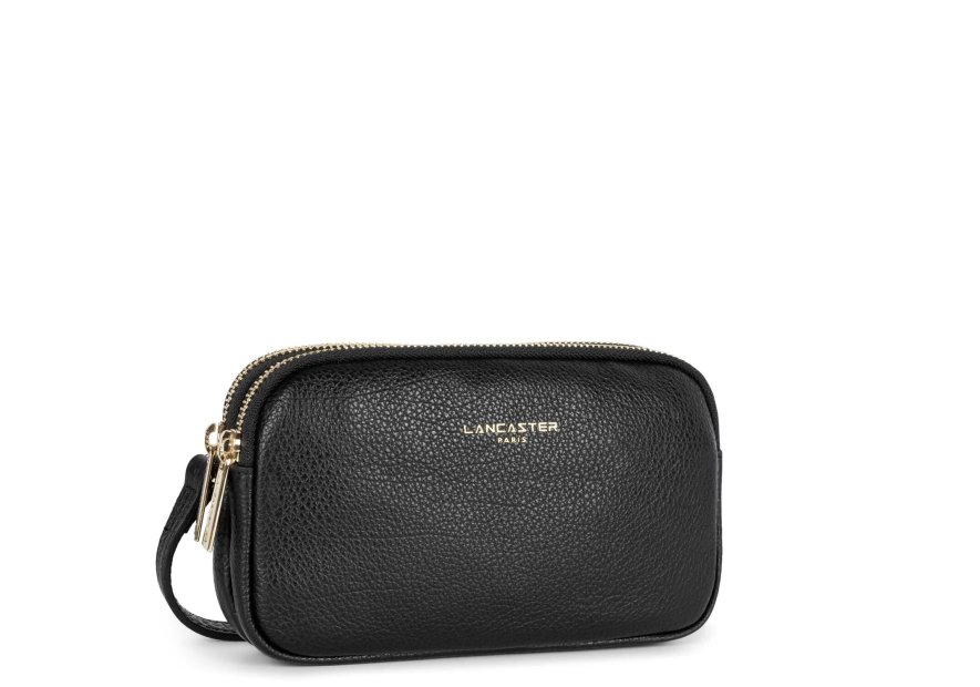Lancaster 129-30 - CUIR DE VACHETTE - NOIR mini sac ceinture dune lancaster Sac business