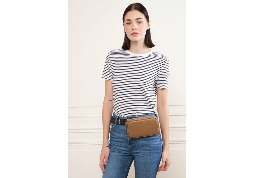 Lancaster 129-30 - CUIR DE VACHETTE - CAME mini sac ceinture dune lancaster Sac business