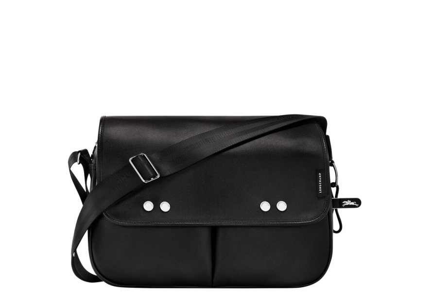 Longchamp 10249/HEK - CUIR DE VEAU - NOIR  sac bandoulière m très paris Sac business