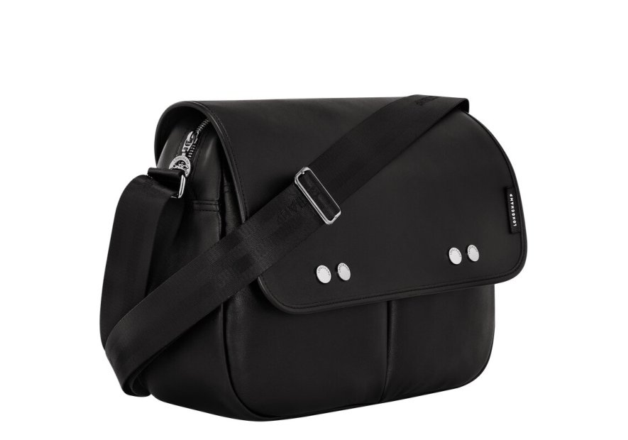 Longchamp 10249/HEK - CUIR DE VEAU - NOIR  sac bandoulière m très paris Sac business