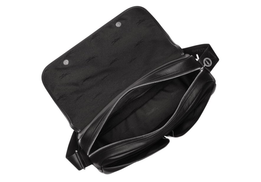 Longchamp 10249/HEK - CUIR DE VEAU - NOIR  sac bandoulière m très paris Sac business
