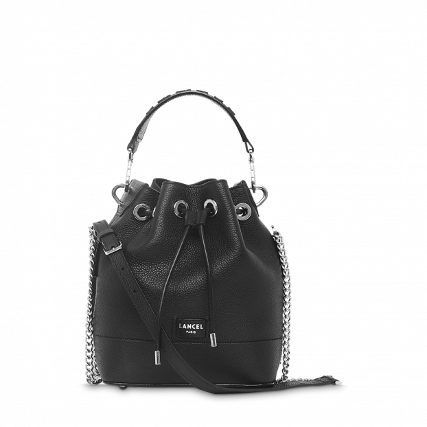 Lancel A10922 - CUIR DE VACHETTE - NOIR Ninon de Lancel S - Sac seau Sac business